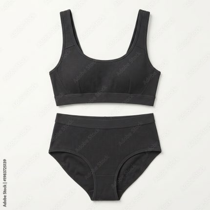 Sports Bra and High-waisted Briefs Set
