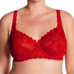 Underwired Red Single Padded Bra