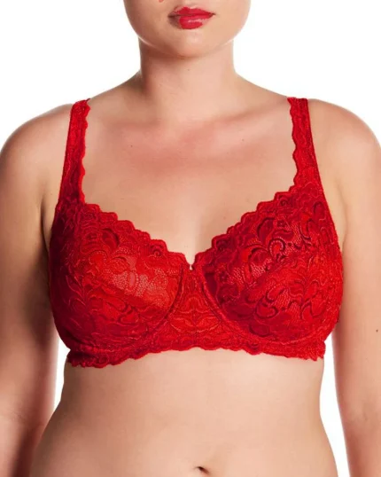Underwired Red Single Padded Bra