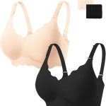 COCOMARTS Jelly Bras Scalloped Wireless Pair Bra