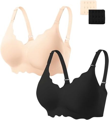 COCOMARTS Jelly Bras Scalloped Wireless Pair Bra