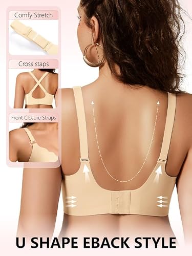 COCOMARTS Jelly Bras Scalloped Wireless Skin Back in
