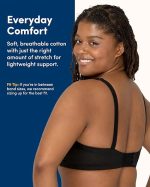 Fruit Loom Womens Bras T Shirt Black Back